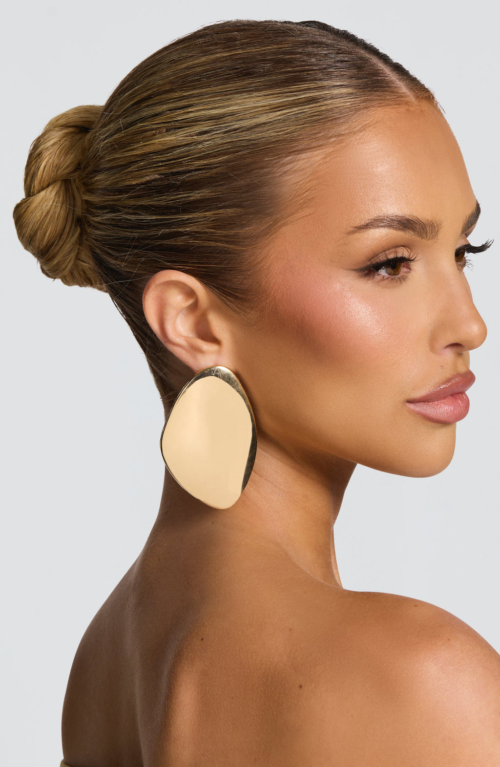 Yuki Earrings - Gold - Napalia