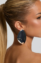 Yuki Earrings - Silver - Napalia