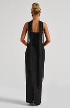 Yulia Maxi Dress - Black - Napalia