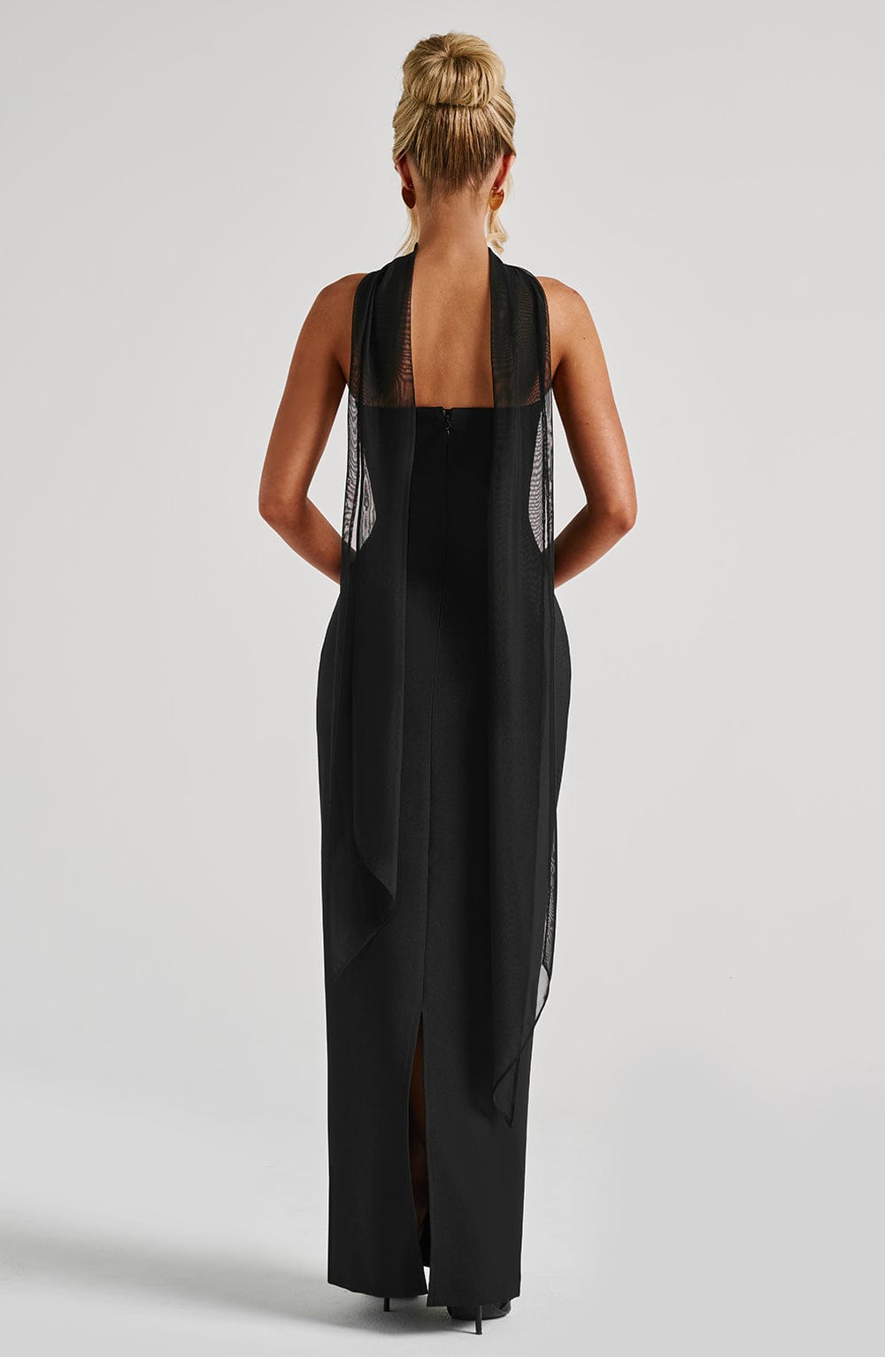 Yulia Maxi Dress - Black - Napalia