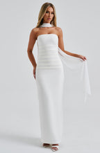 Yulia Maxi Dress - Ivory - Napalia