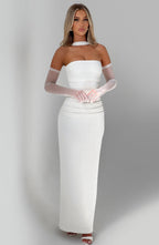 Yulia Maxi Dress - Ivory - Napalia