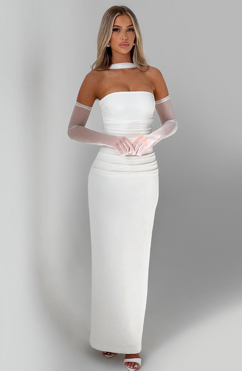 Yulia Maxi Dress - Ivory - Napalia