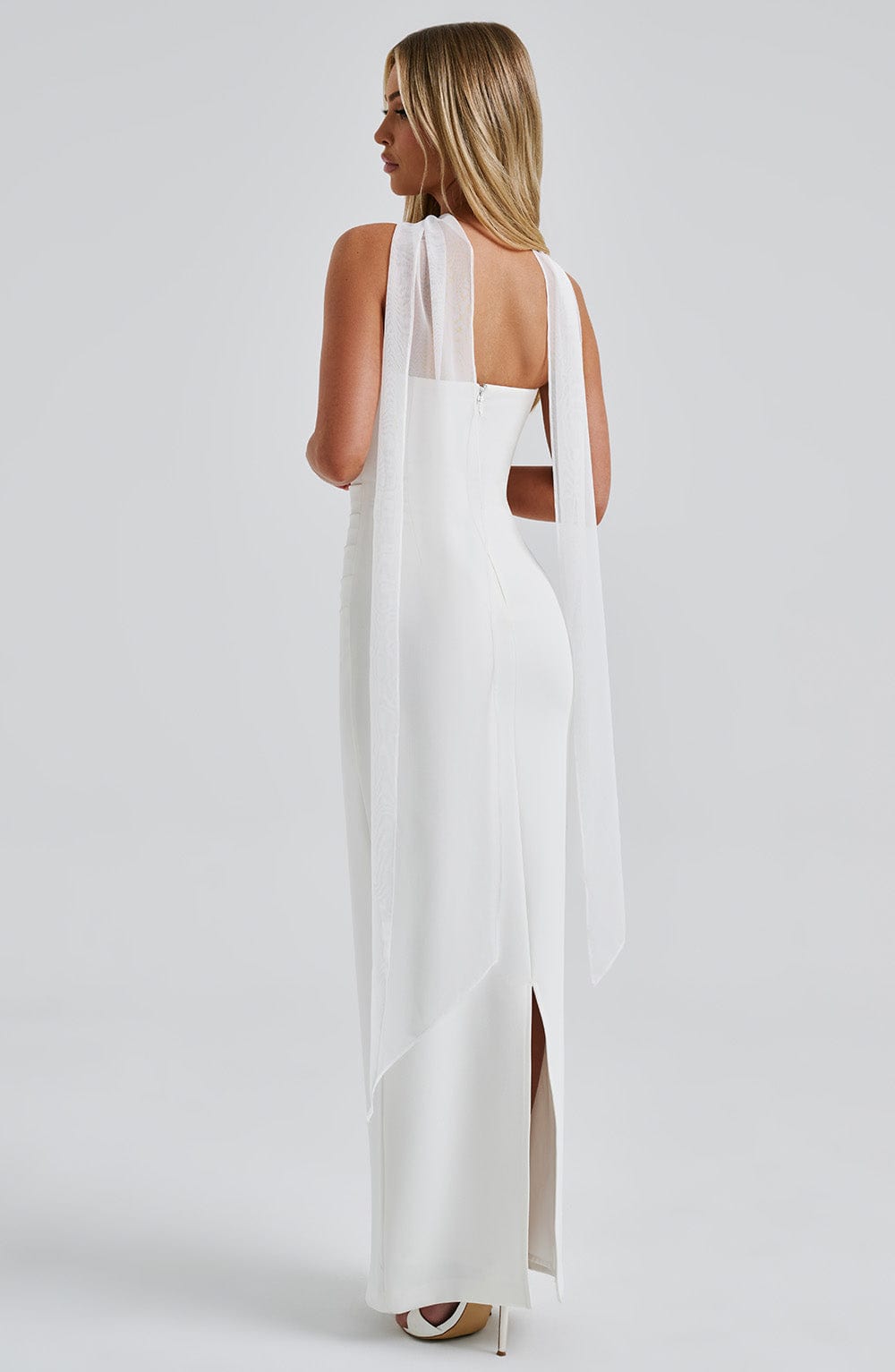 Yulia Maxi Dress - Ivory - Napalia