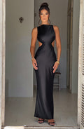 Yves Maxi Dress - Black - Napalia