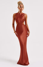 Yves Maxi Dress - Rust - Napalia