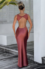 Yves Maxi Dress - Rust - Napalia