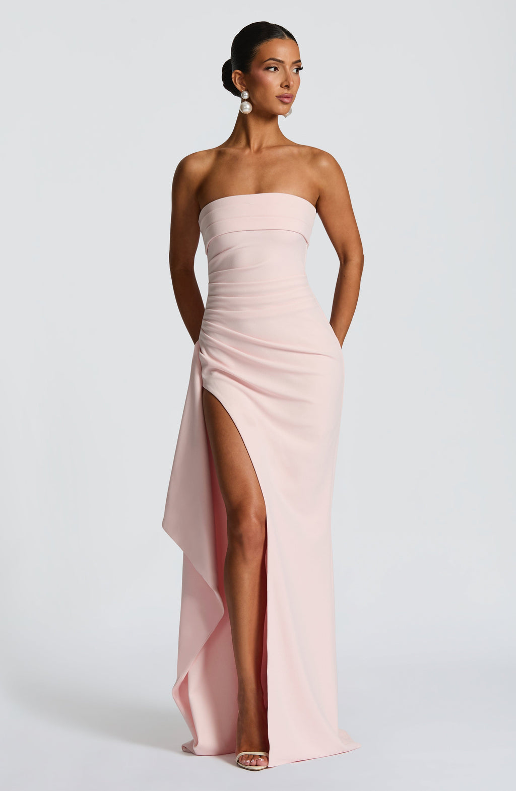 Zafira Maxi Dress - Blush - Napalia