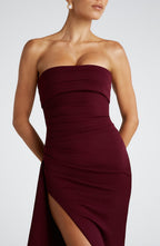 Zafira Maxi Dress - Cherry Lacquer - Napalia