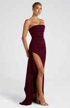 Zafira Maxi Dress - Cherry Lacquer - Napalia