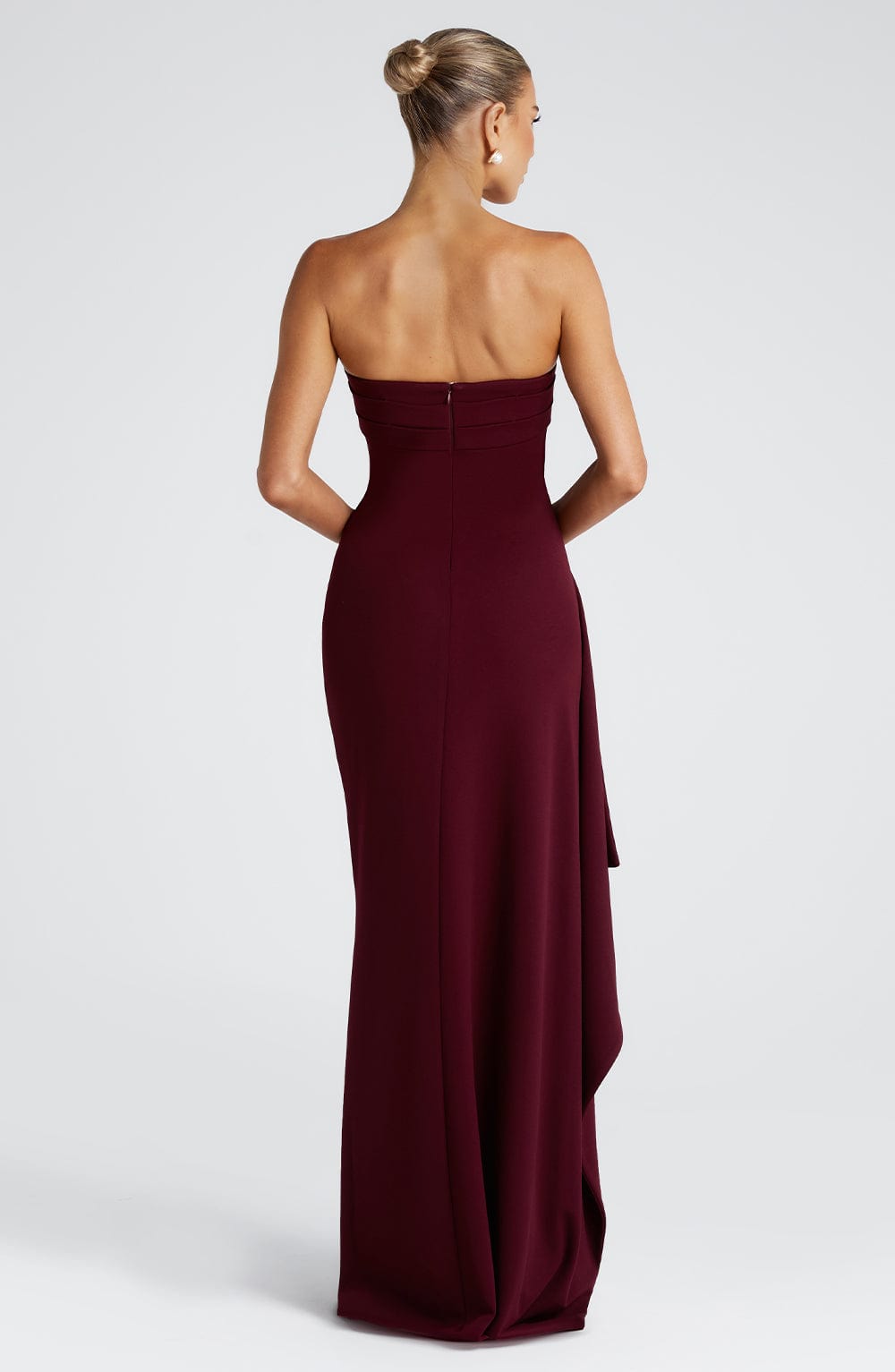 Zafira Maxi Dress - Cherry Lacquer - Napalia