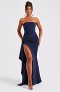 Zafira Maxi Dress - Navy - Napalia