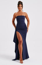 Zafira Maxi Dress - Navy - Napalia
