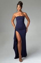 Zafira Maxi Dress - Navy - Napalia