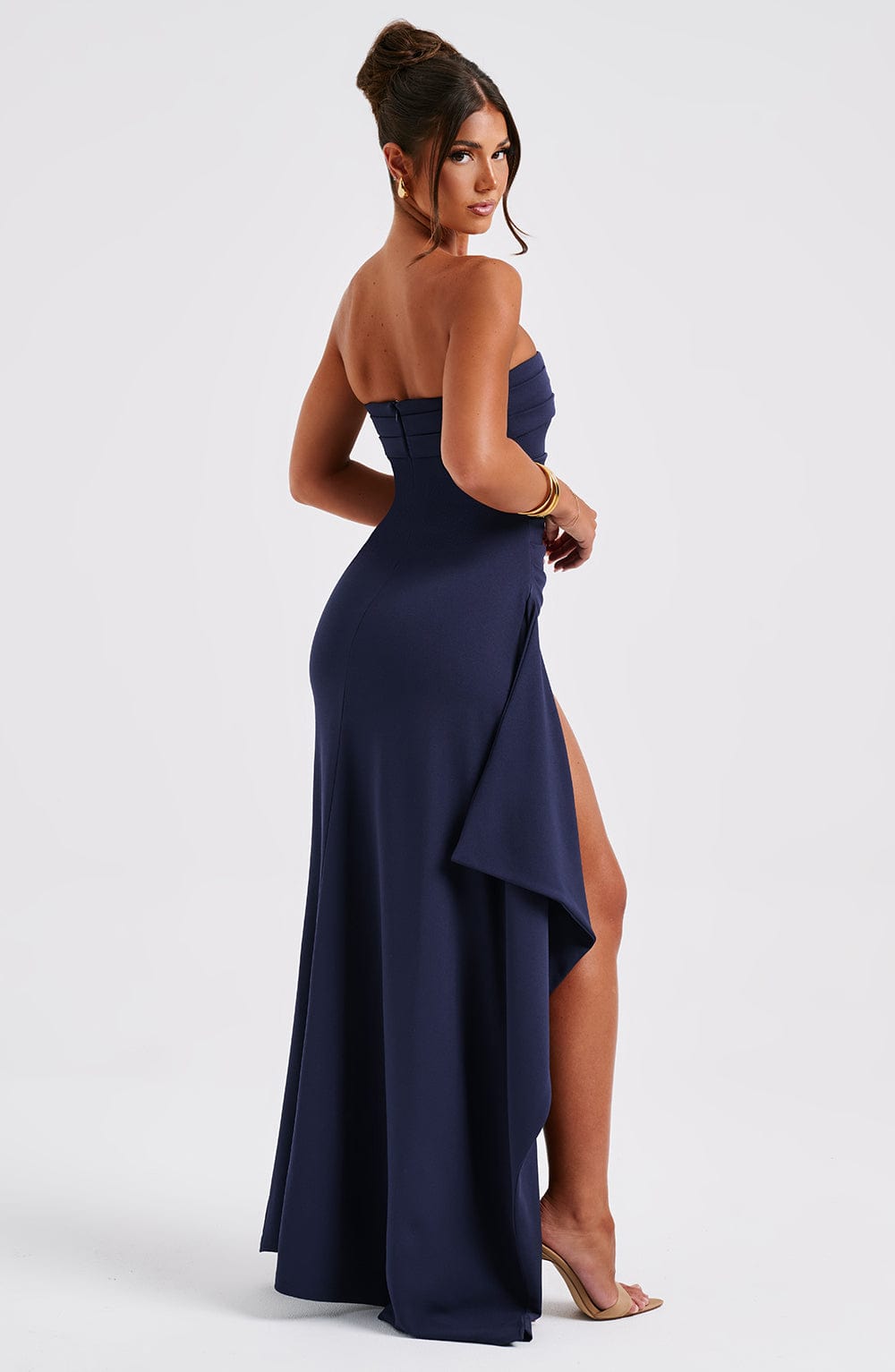 Zafira Maxi Dress - Navy - Napalia