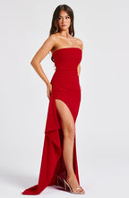 Zafira Maxi Dress - Red - Napalia