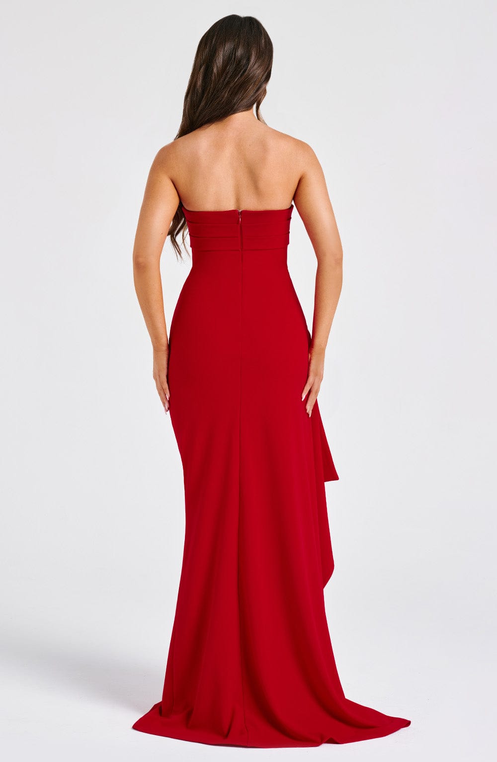 Zafira Maxi Dress - Red - Napalia