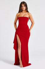 Zafira Maxi Dress - Red - Napalia