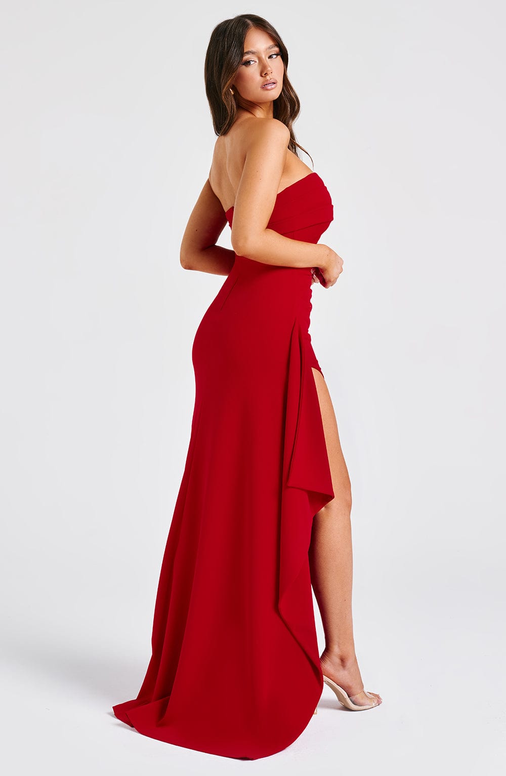 Zafira Maxi Dress - Red - Napalia
