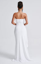 Zafira Maxi Dress - White - Napalia