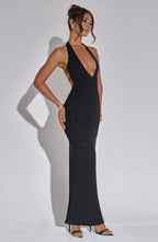 Zayde Maxi Dress - Black - Napalia