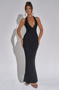 Zayde Maxi Dress - Black - Napalia
