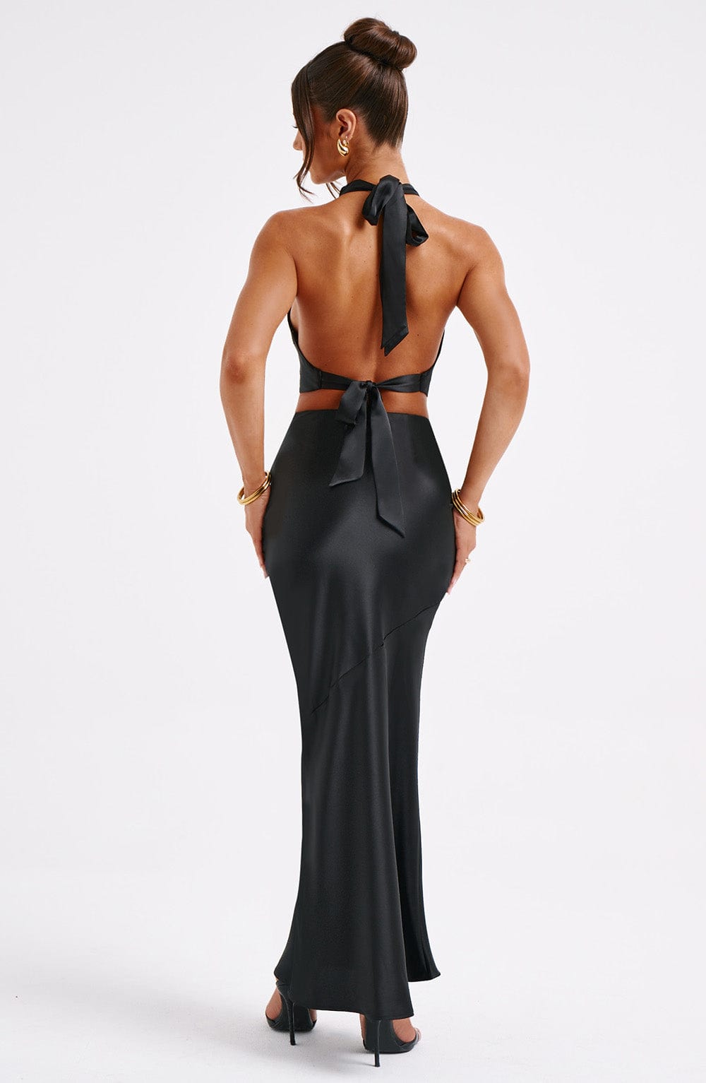 Zaylee Maxi Skirt - Black - Napalia
