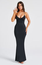 Zelda Maxi Dress - Black - Napalia