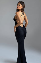 Zelda Maxi Dress - Black - Napalia
