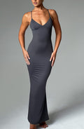 Zelda Maxi Dress - Charcoal - Napalia