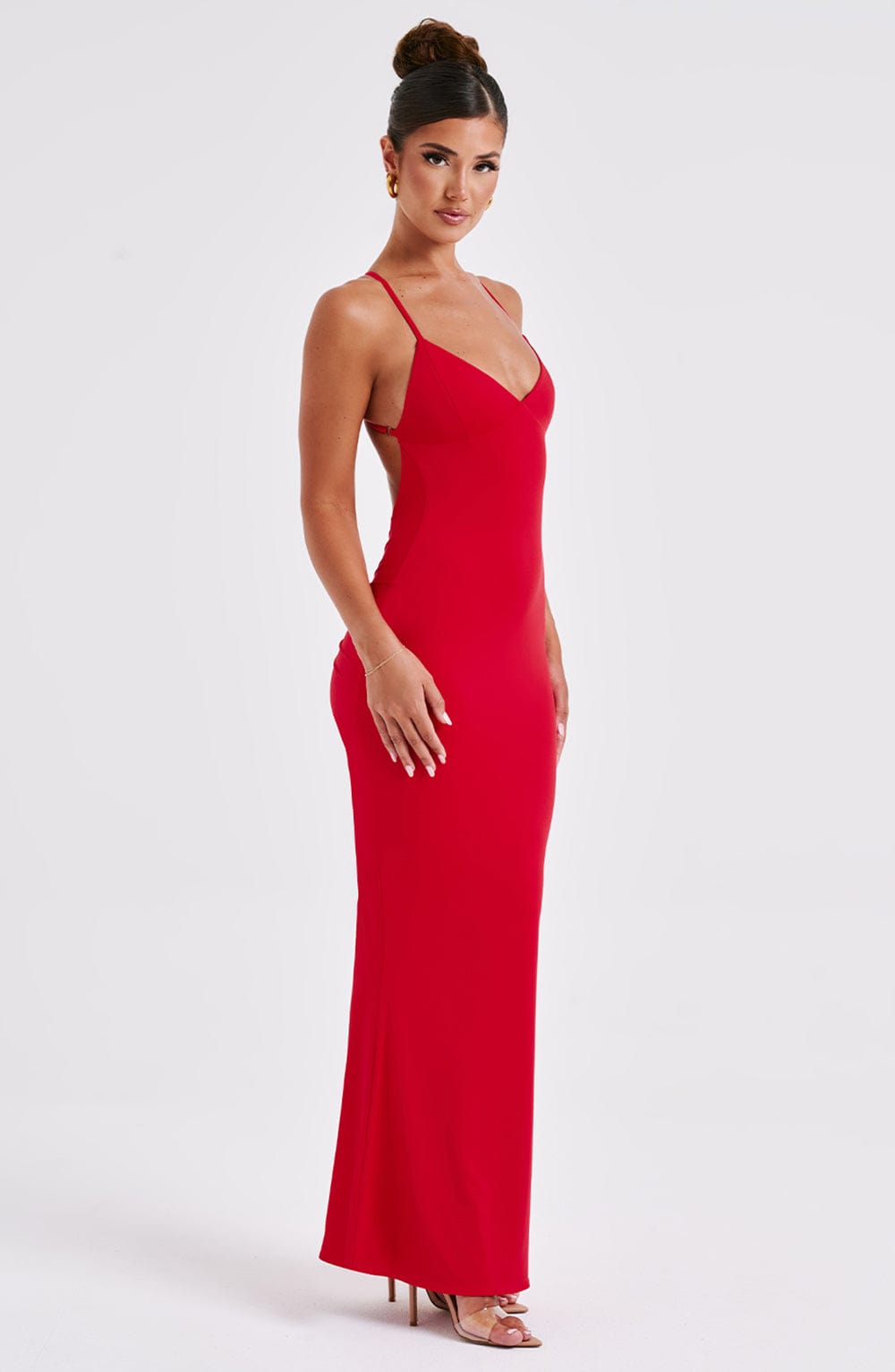 Zelda Maxi Dress - Red - Napalia