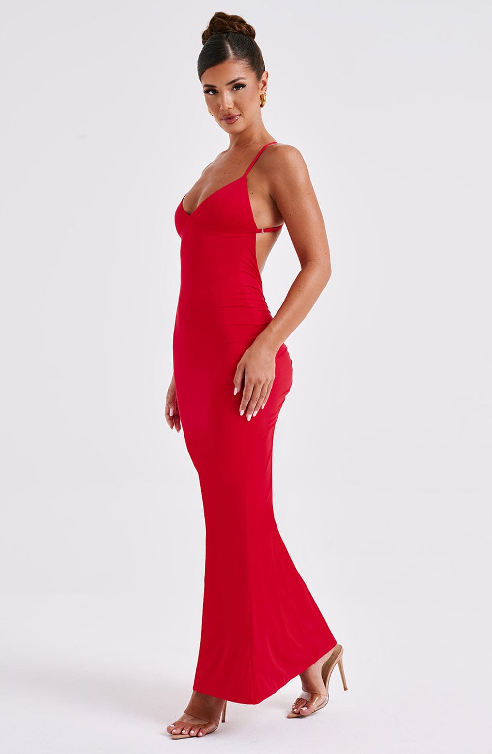 Zelda Maxi Dress - Red - Napalia