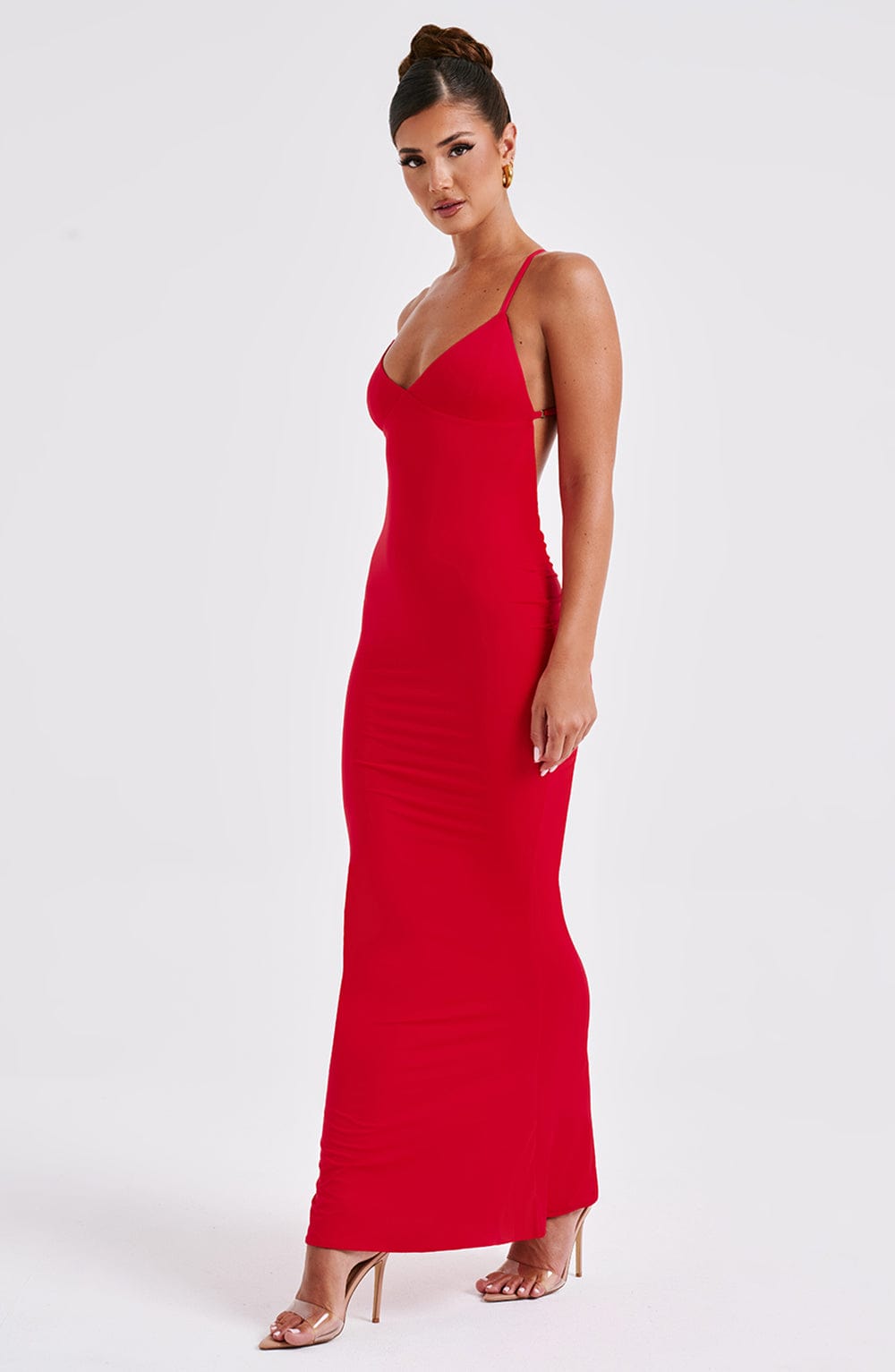 Zelda Maxi Dress - Red - Napalia