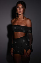Zima Skort - Black Sparkle - Napalia