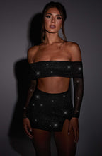 Zima Skort - Black Sparkle - Napalia