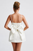 Zoella Mini Dress - Ivory - Napalia